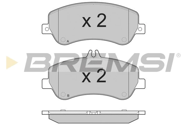 Brake Pad Set, disc brake (BP3385)