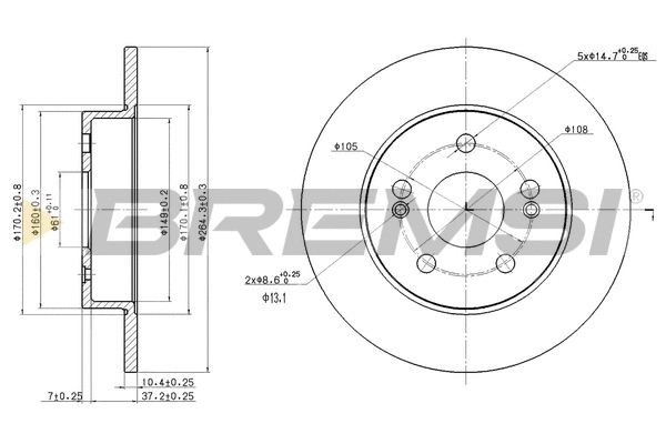 Brake Disc (CD7213S)