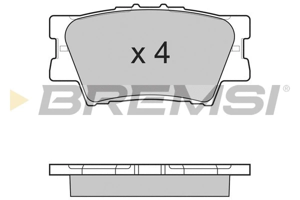 Brake Pad Set, disc brake (BP3252)