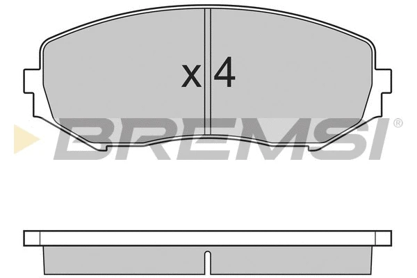 Brake Pad Set, disc brake (BP3244)