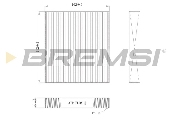 Filter, cabin air (FC0075C)