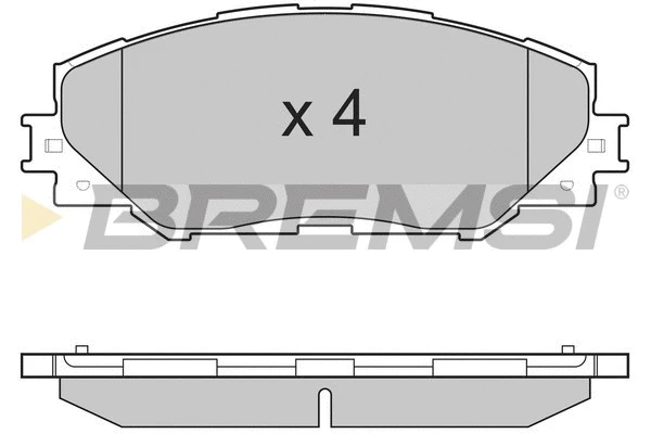 Brake Pad Set, disc brake (BP3250)