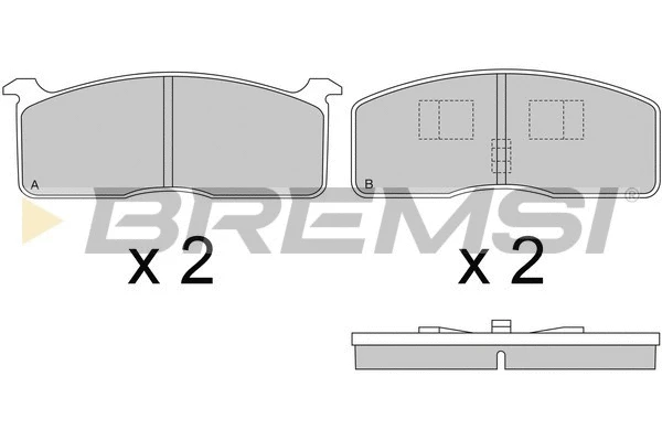 Brake Pad Set, disc brake (BP2239)