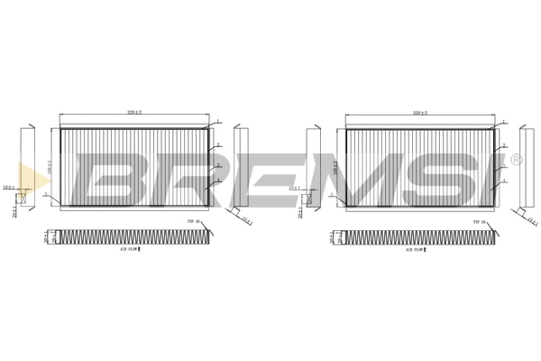 Filter, cabin air (FC0950A)