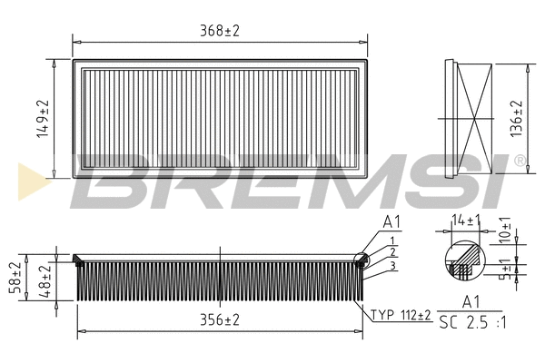 Air Filter (FA1600)