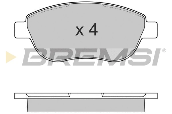 Brake Pad Set, disc brake (BP3145)