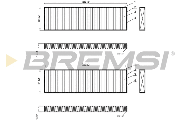Filter, cabin air (FC0946)