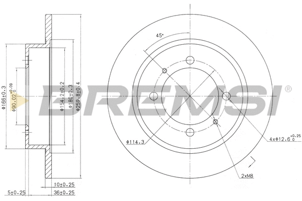 Brake Disc (CD6886S)