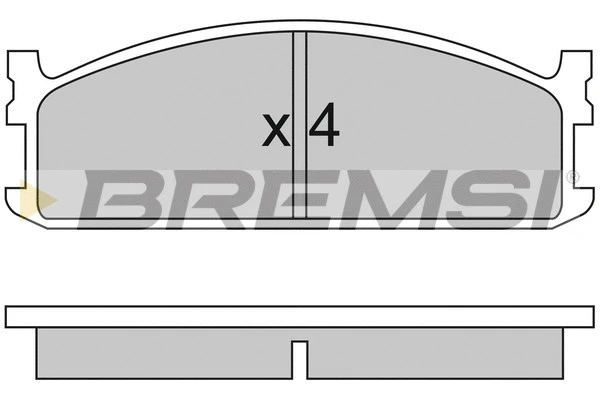 Brake Pad Set, disc brake (BP2321)