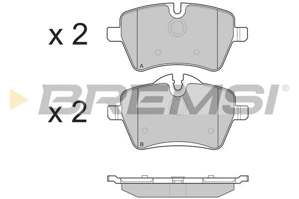 Brake Pad Set, disc brake (BP3247)