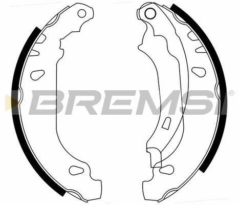 Brake Shoe Set (GF0386)