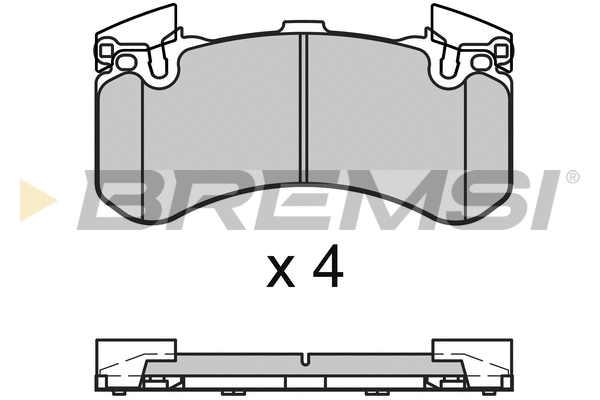 Brake Pad Set, disc brake (BP3654)