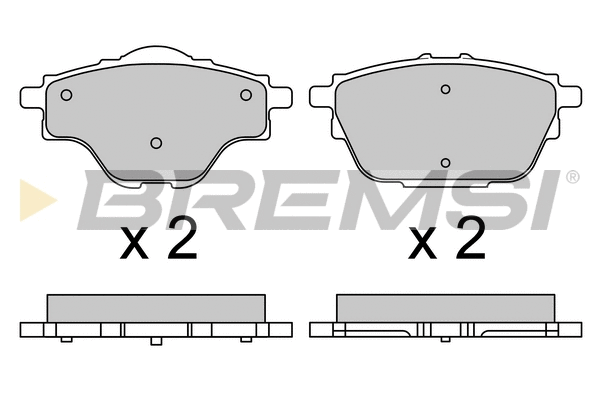 Brake Pad Set, disc brake (BP3625)