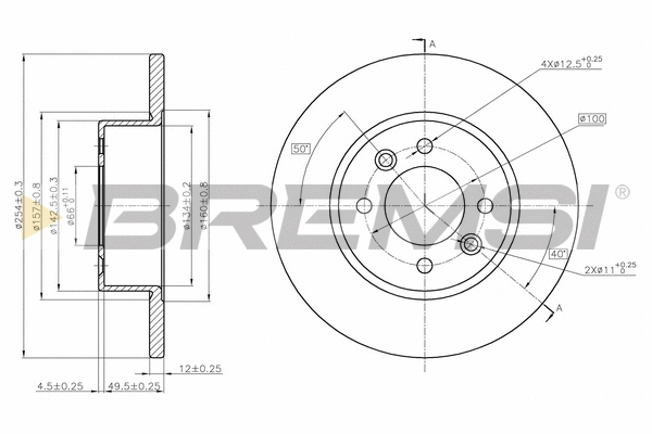 Brake Disc (CD6478S)