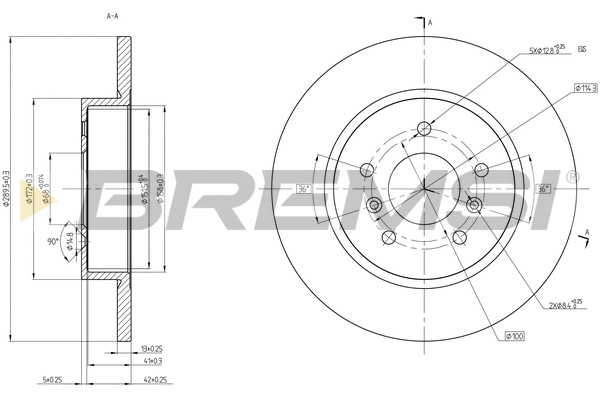 Brake Disc (CD8683S)