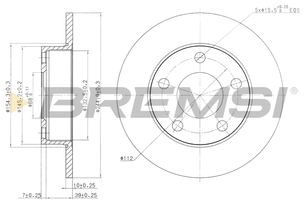 Brake Disc (CD6323S)