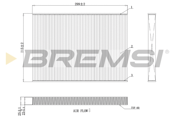 Filter, cabin air (FC0412)