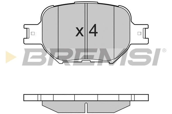 Brake Pad Set, disc brake (BP2963)