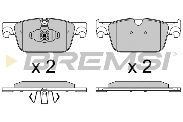 Brake Pad Set, disc brake (BP3749)