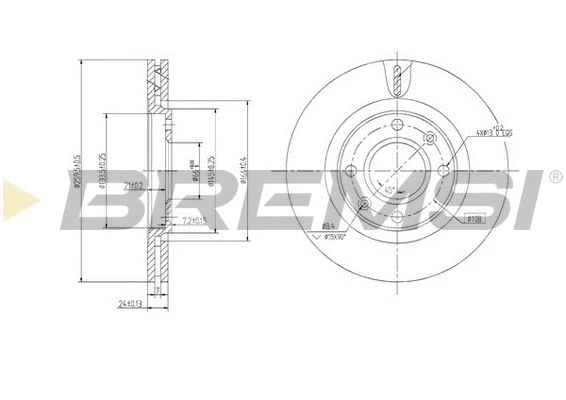 Brake Disc (CD6870V)
