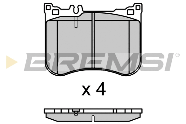 Brake Pad Set, disc brake (BP3712)