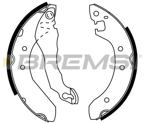 Brake Shoe Set (GF0267)