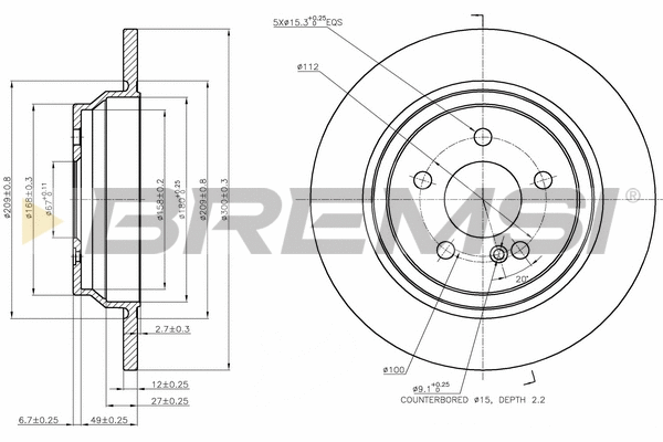Brake Disc (CD7770S)