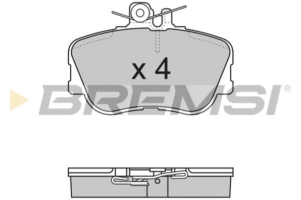 Brake Pad Set, disc brake (BP2586)