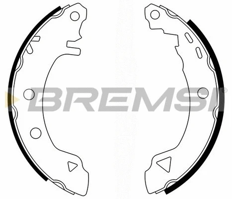 Brake Shoe Set (GF0418)