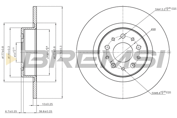Brake Disc (CD7138S)