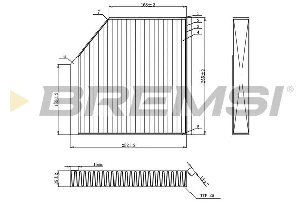 Filter, cabin air (FC0939C)