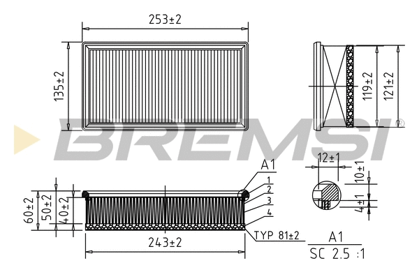 Air Filter (FA0652)