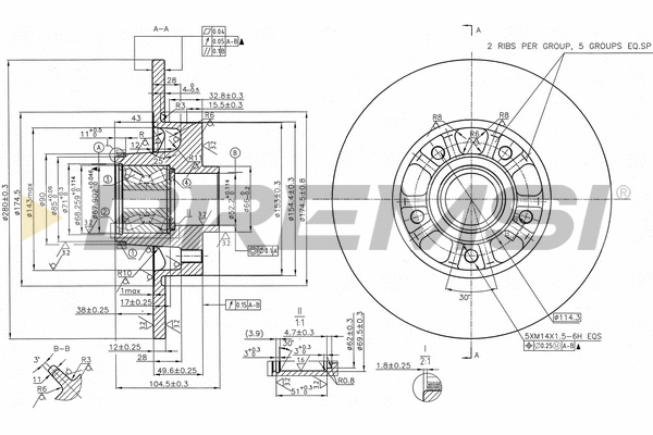 Brake Disc (CD8602S)