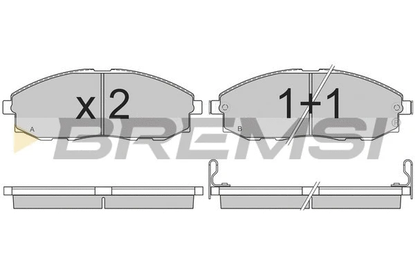 Brake Pad Set, disc brake (BP2828)