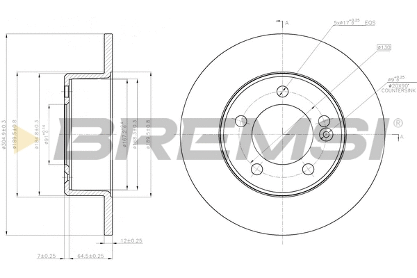Brake Disc (CD7976S)