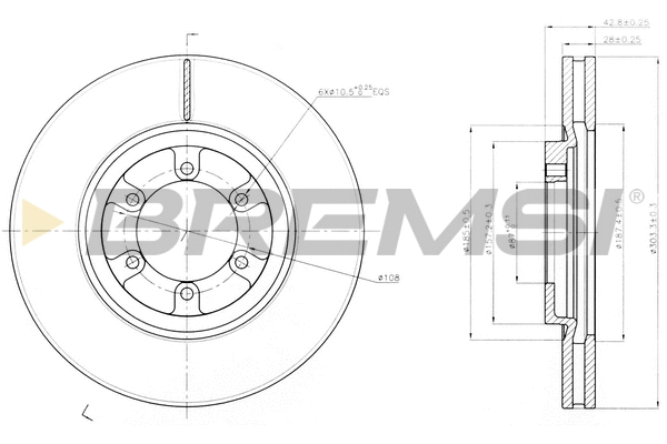 Brake Disc (CD7902V)