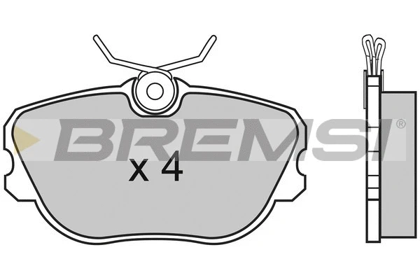 Brake Pad Set, disc brake (BP2452)