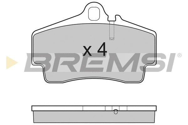 Brake Pad Set, disc brake (BP3176)