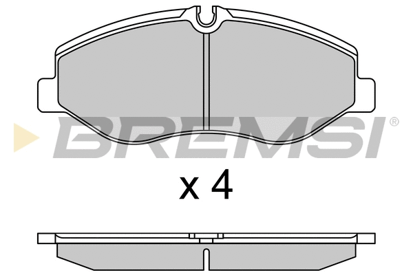 Brake Pad Set, disc brake (BP3733)