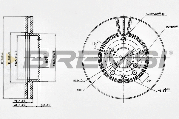 Brake Disc (CD7192V)