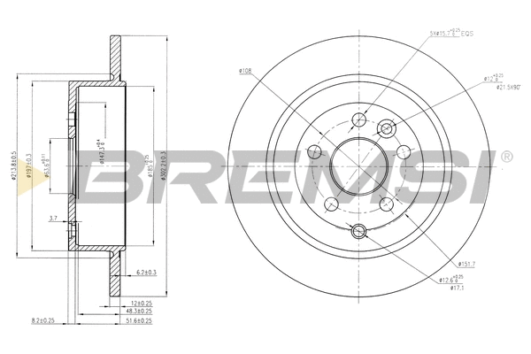 Brake Disc (CD7578S)