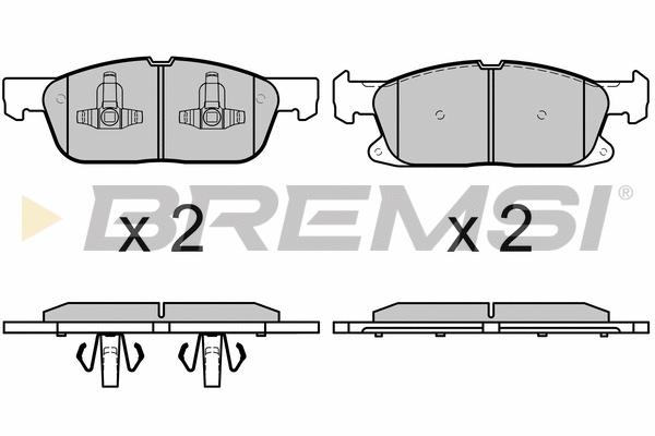Brake Pad Set, disc brake (BP3666)