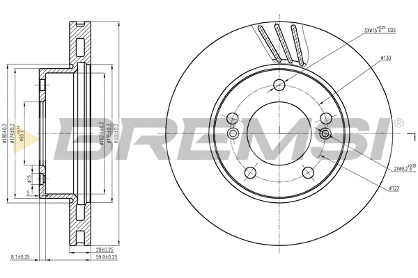 Brake Disc (CD7810V)
