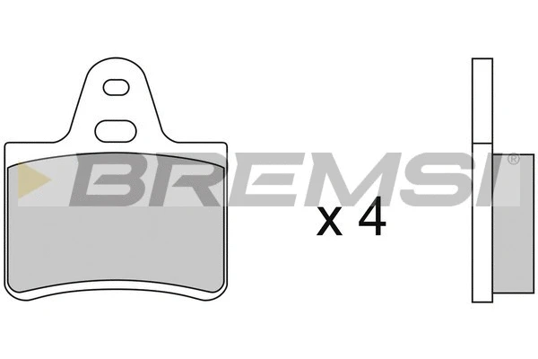 Brake Pad Set, disc brake (BP2087)