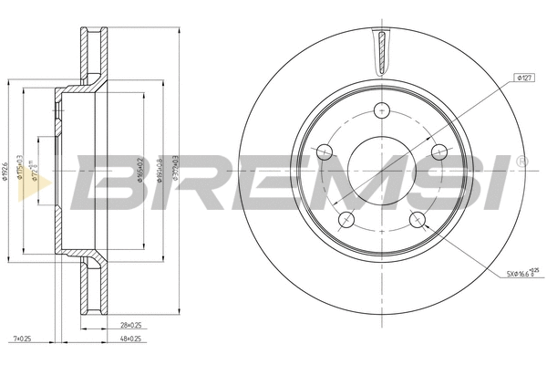 Brake Disc (CD8098V)