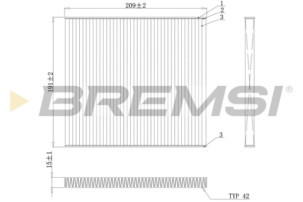 Filter, cabin air (FC0883)
