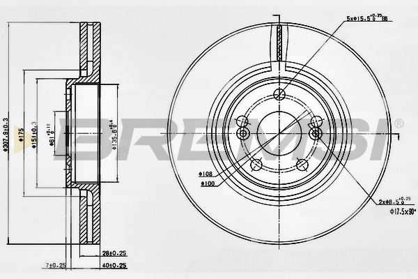 Brake Disc (CD7368V)