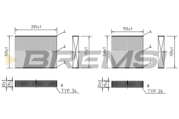 Filter, cabin air (FC0070)