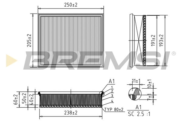 Air Filter (FA0606)