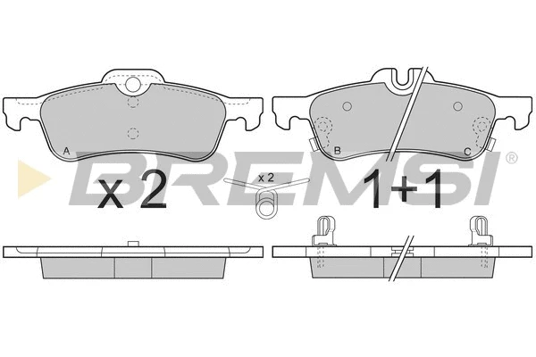 Brake Pad Set, disc brake (BP3320)
